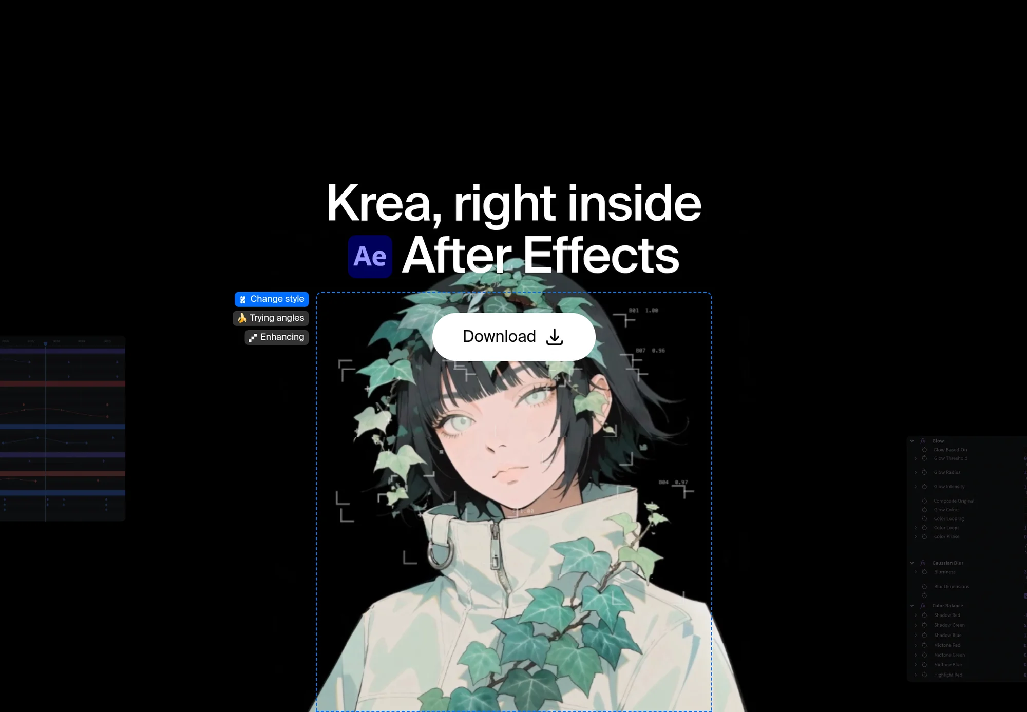 Krea for After Effects: Generate Plates, Backgrounds and Motion Concepts Inside Your Comp