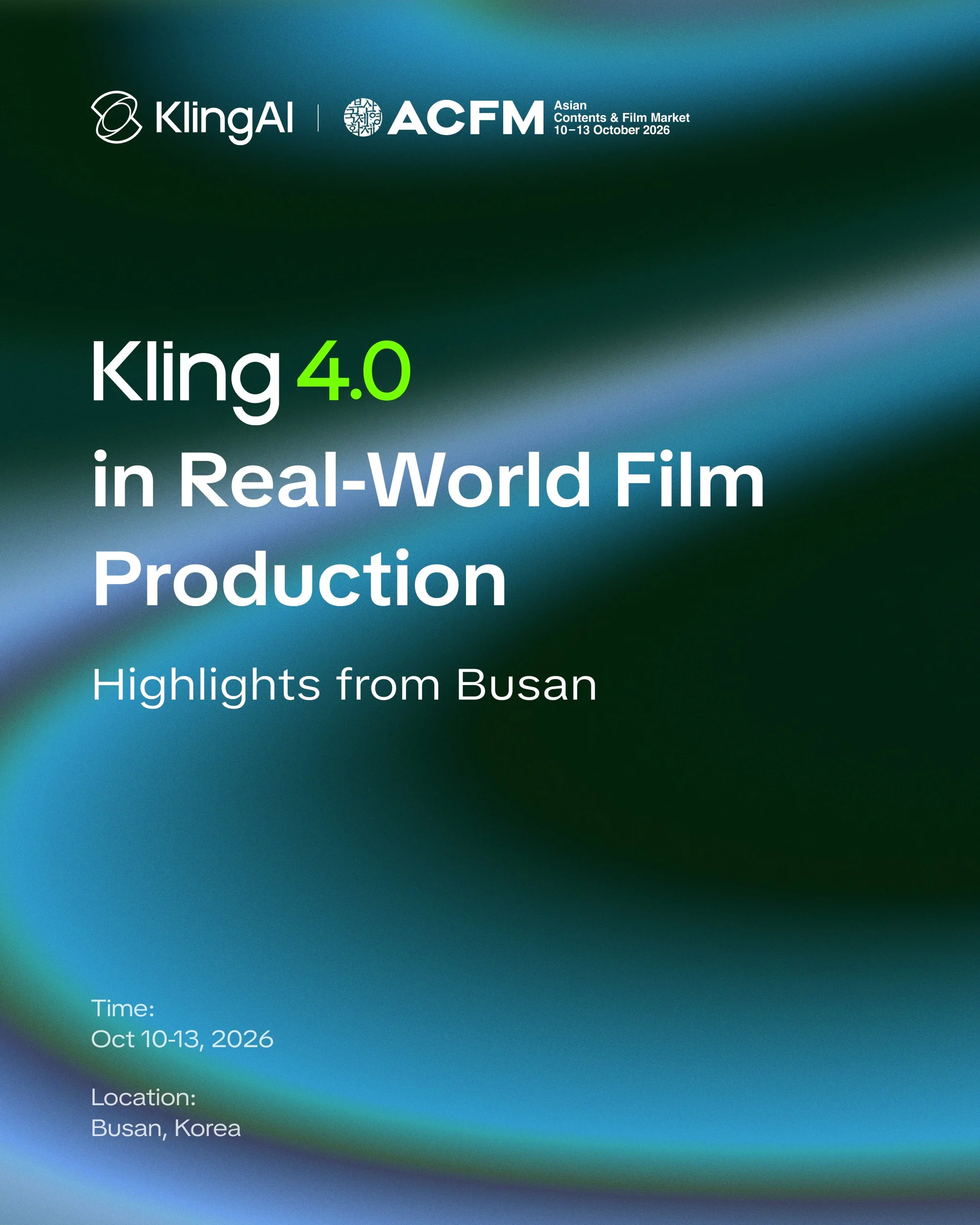 From Oct 10 to 13, Kling AI joined ACFM 2026 for deep exchanges with the global film industry!