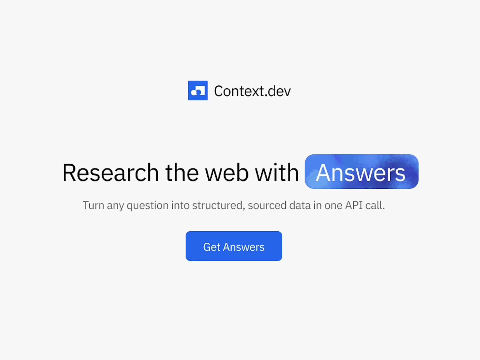 Scrape Anything by Context.dev