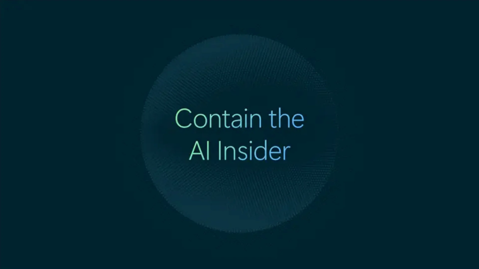 I recently wrote about why we need to treat models as insider risks, with security controls sitting outside the model it